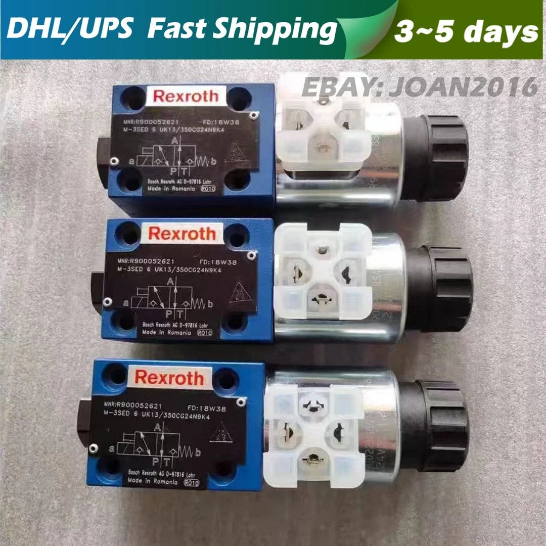 REXROTH VALVE R900052621 M-3SED 6 UK13/350CG24N9K4 Direction Valve #P