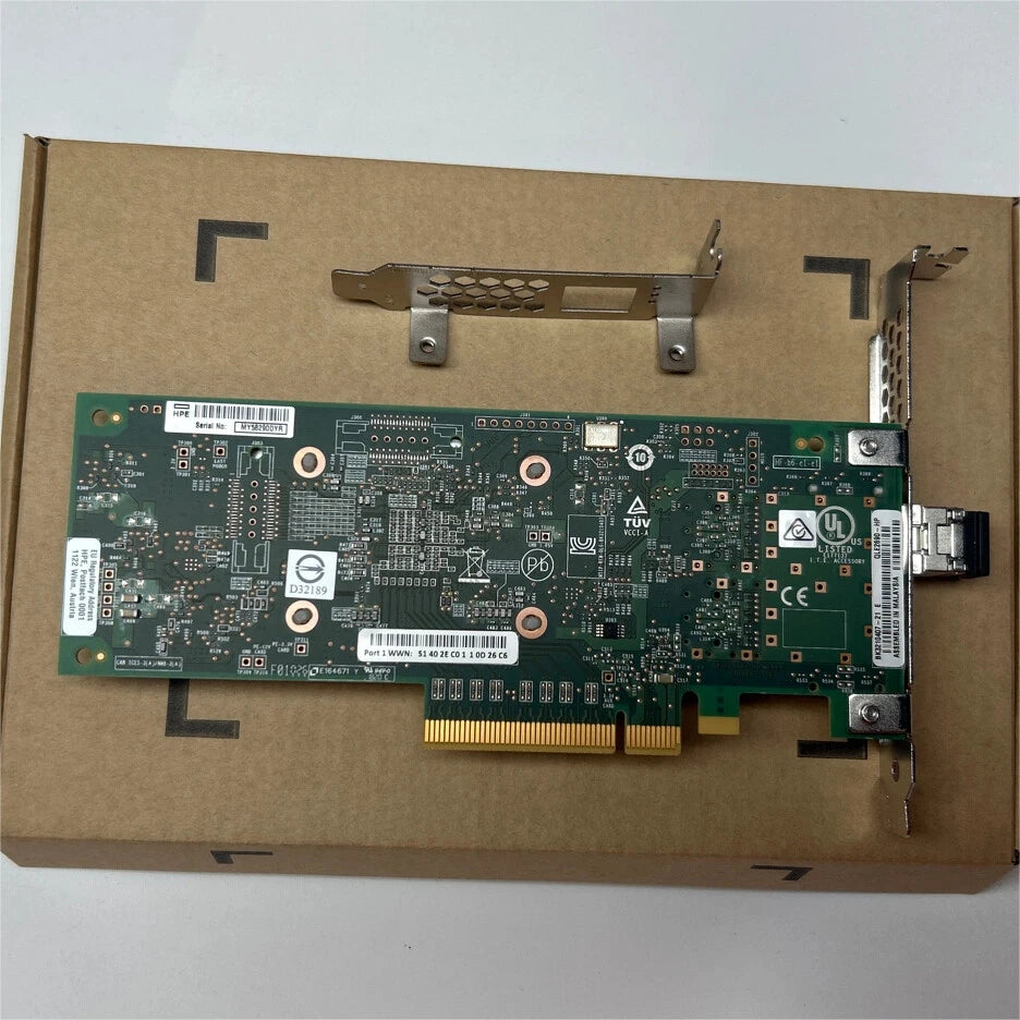 P9D93A HPE StoreFabric SN1100Q 16Gb 1-port HBA P9D93-63001 853010-001 QLE2690-HP