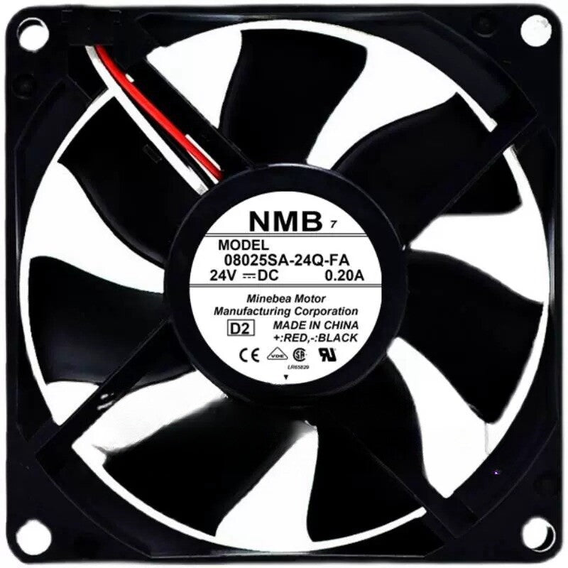 NMB 08025SA-24Q-FA 24V 0.20A 8025 8CM ABB inverter chassis Cooling Fan