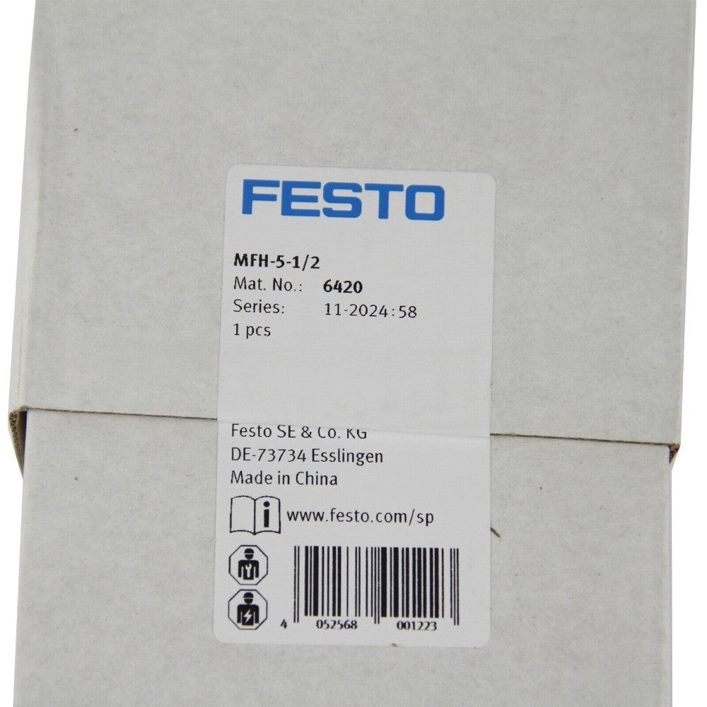1PCS   FESTO MFH-5-1/2 6420 Solenoid Valve Freight Free