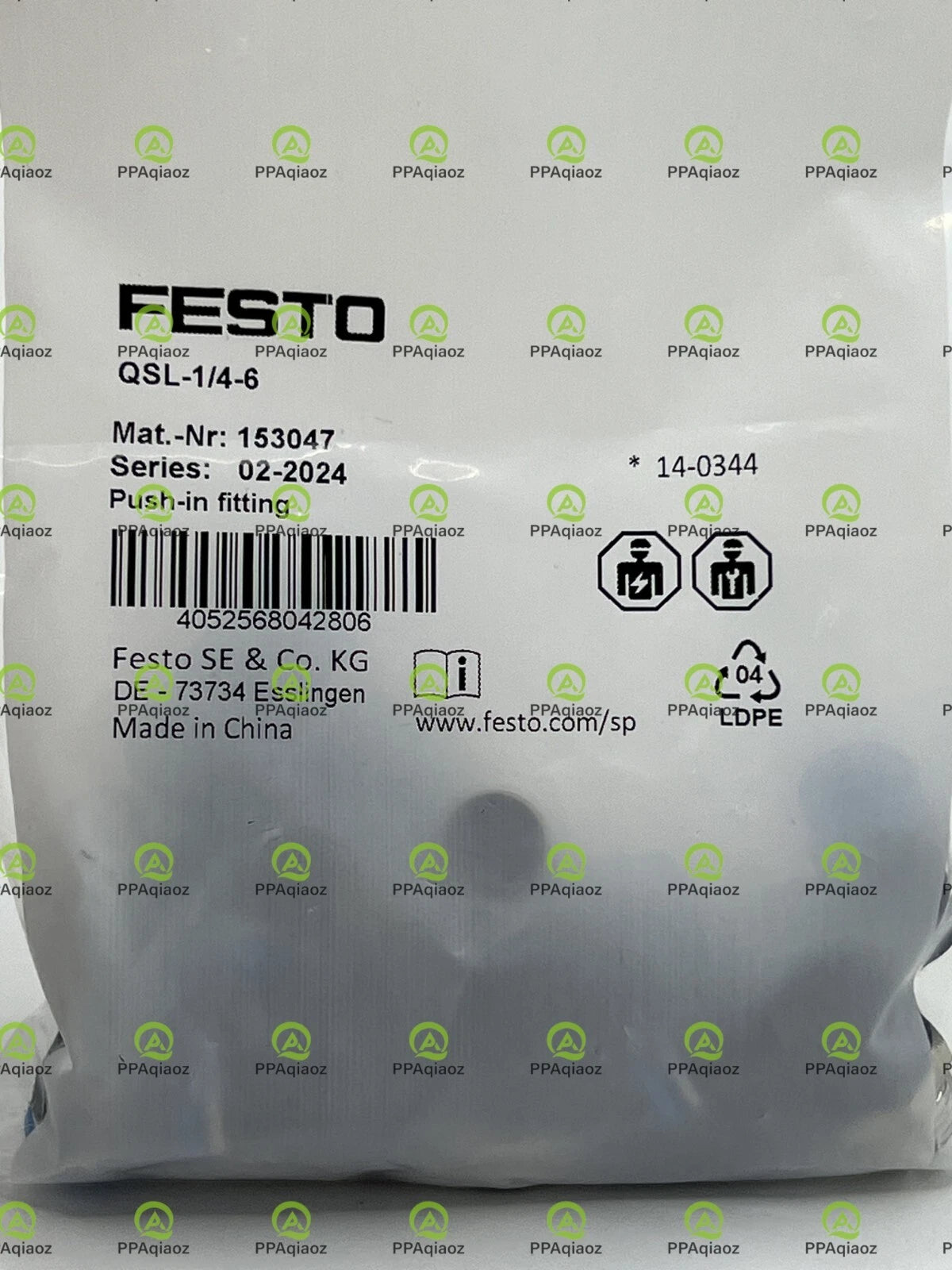 10PC  FESTO QSL-1/4-6 153047 Quick Connector Free Shipping #P