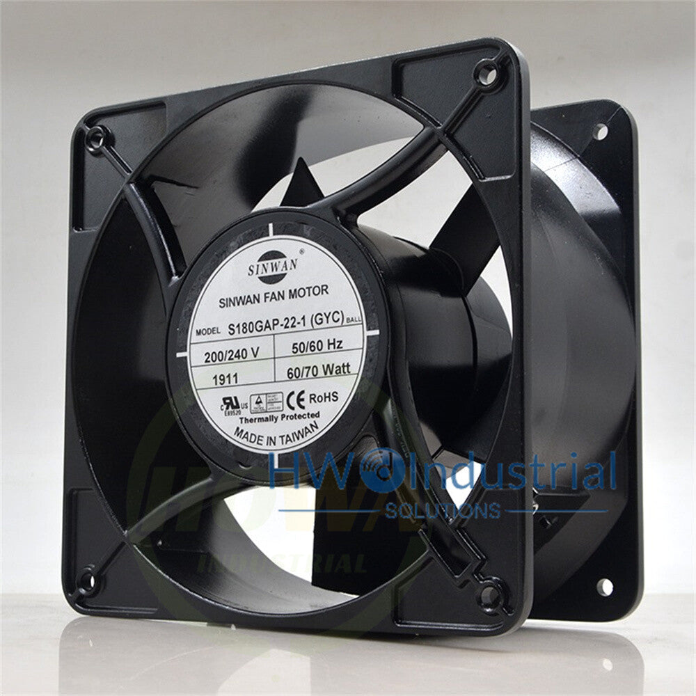 1/piece SINWAN S180GAP-22-1 200/240V 60/70W 17689 Axial Flow Cabinet Exhaust Fan