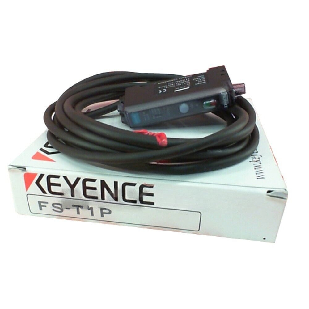 KEYENCE FS-T1P  FIBER OPTIC AMPLIFIER FOR SENSOR PNP 12-24VDC