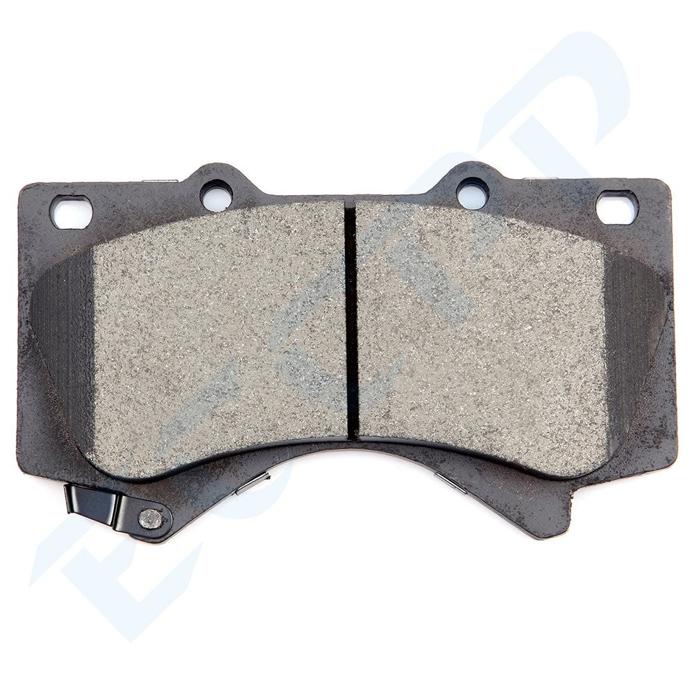 Front Drilled & Slotted Ceramic Brake Pads And Rotors For TOYOTA LAND CRUISER