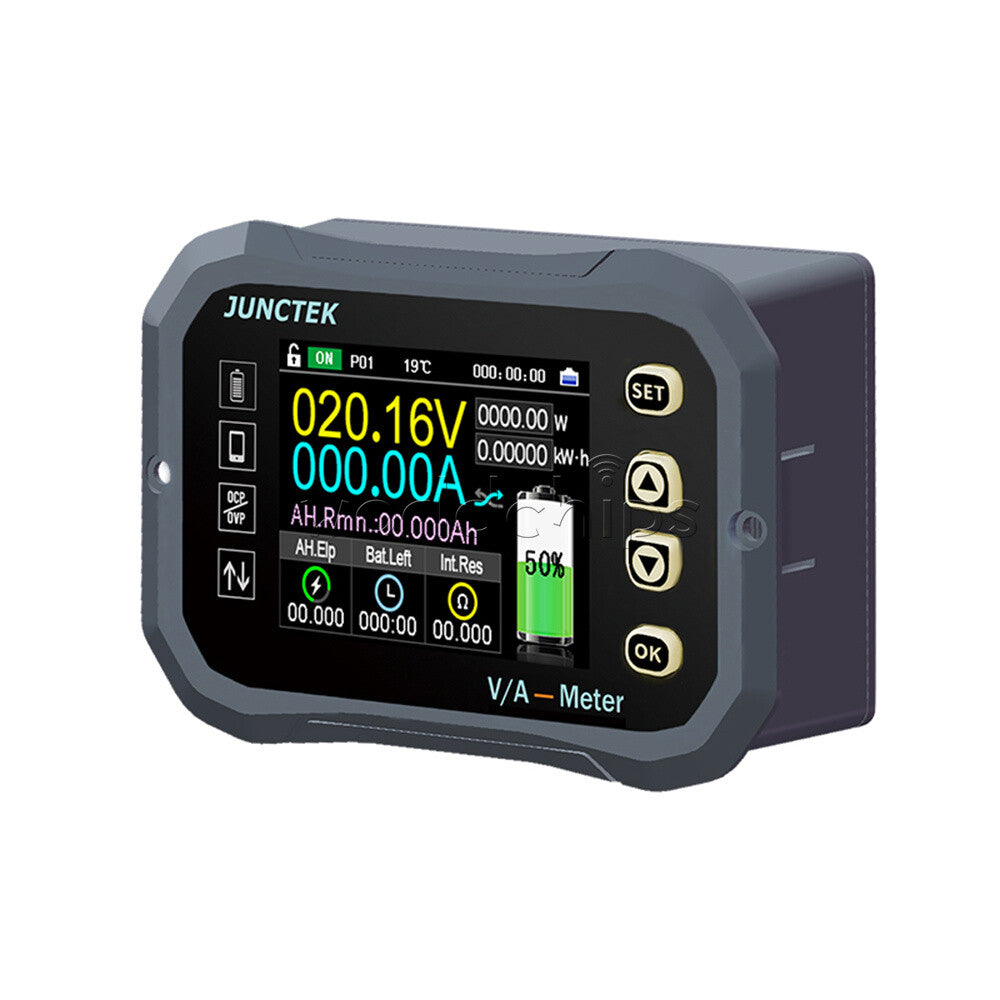 KG-F 100A 400A 600A Coulomb Meter Voltage Current Battery Power Tester Ammeter