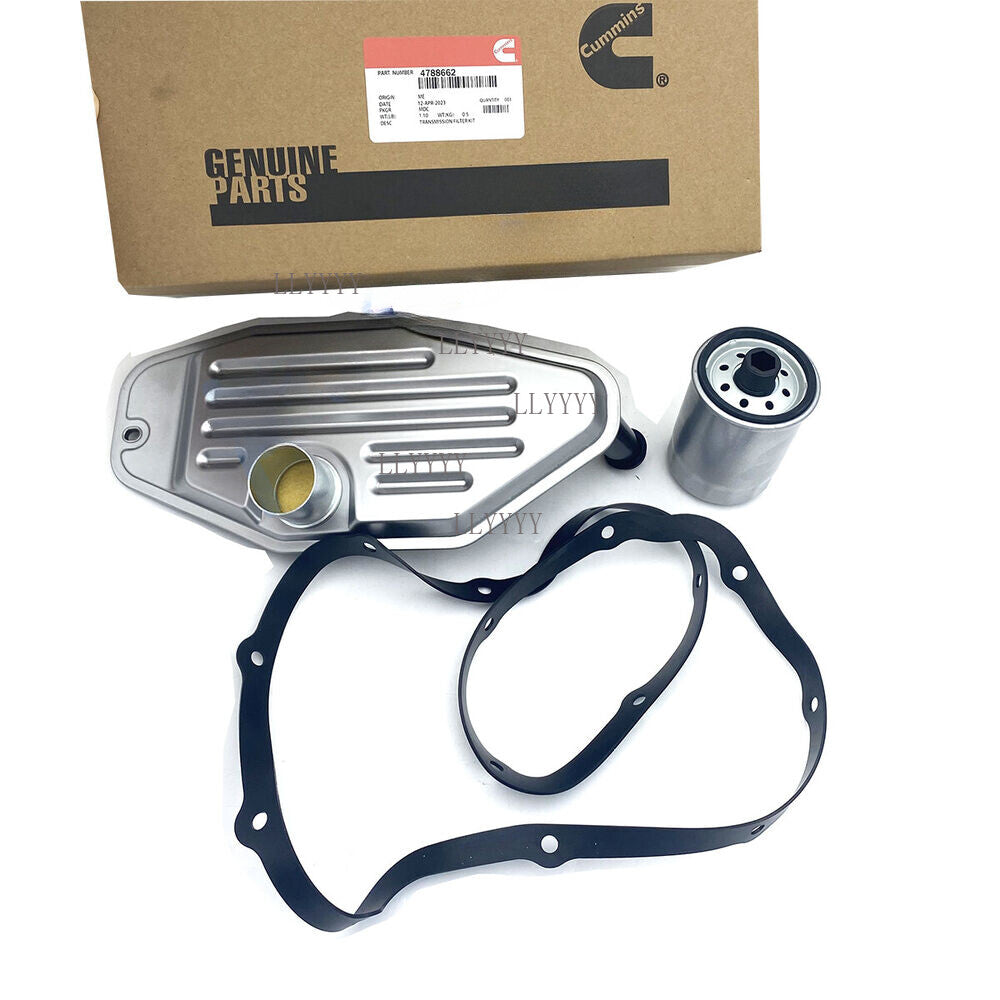 4WD Transmission Filter Kit For Cummins Ram 2500 545RFE 65RFE 68RFE W/Pan Gasket
