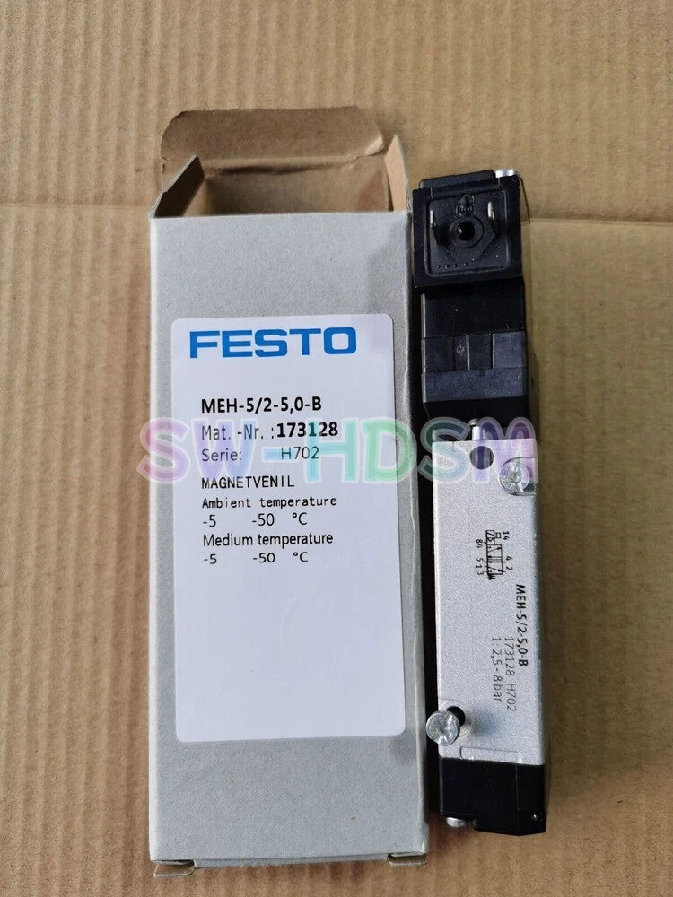 1PCS  For FESTO MEH-5/2-5,0-B 173128 Solenoid Valve freight free