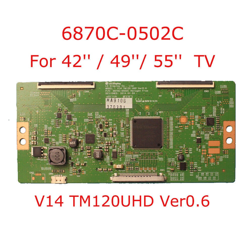 T-con board 6870C-0502C V14 TM120UHD Ver0.6 lg tv card for 42'' 49'' 55'' TV