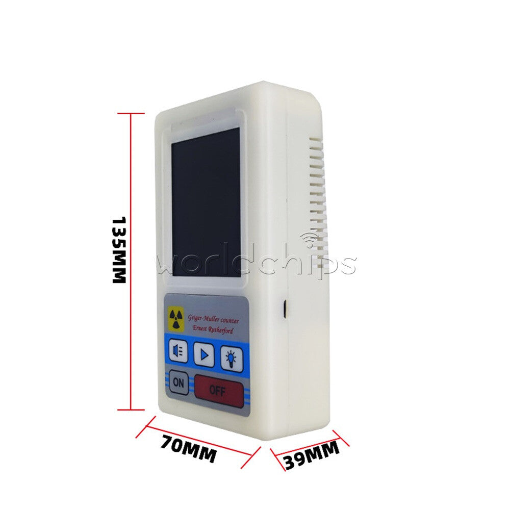 BR-6 Geiger Counter Nuclear Radiation Detector X-ray Beta Gamma Detector Tester