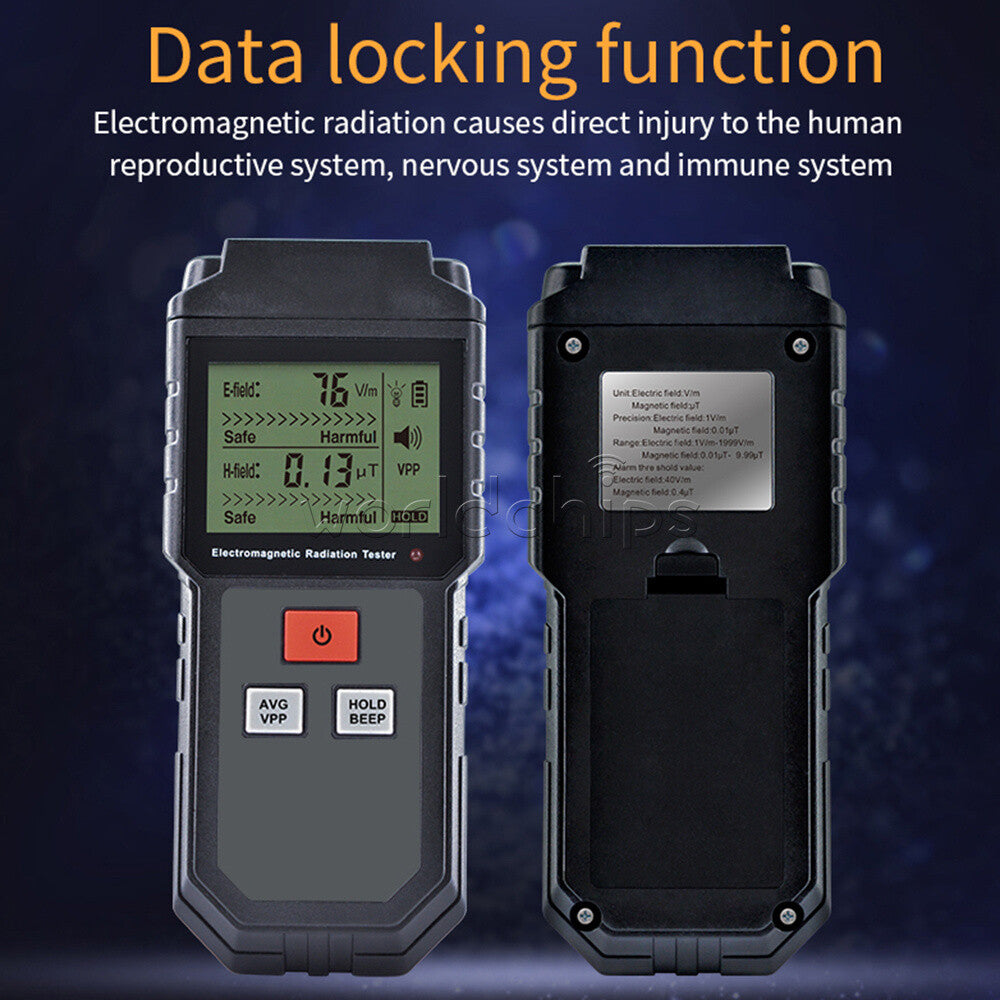 ET825 Electromagnetic Field Radiation Detector Tester Emf Meter Dosimeter