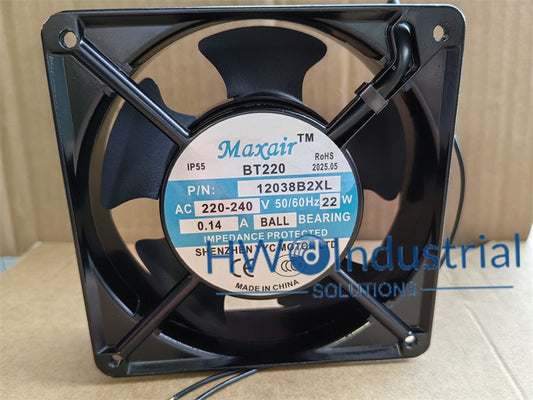 1PC Maxair BT220 12038B2XL 220-240V 22W 0.14A Axial Flow Cooling Fan