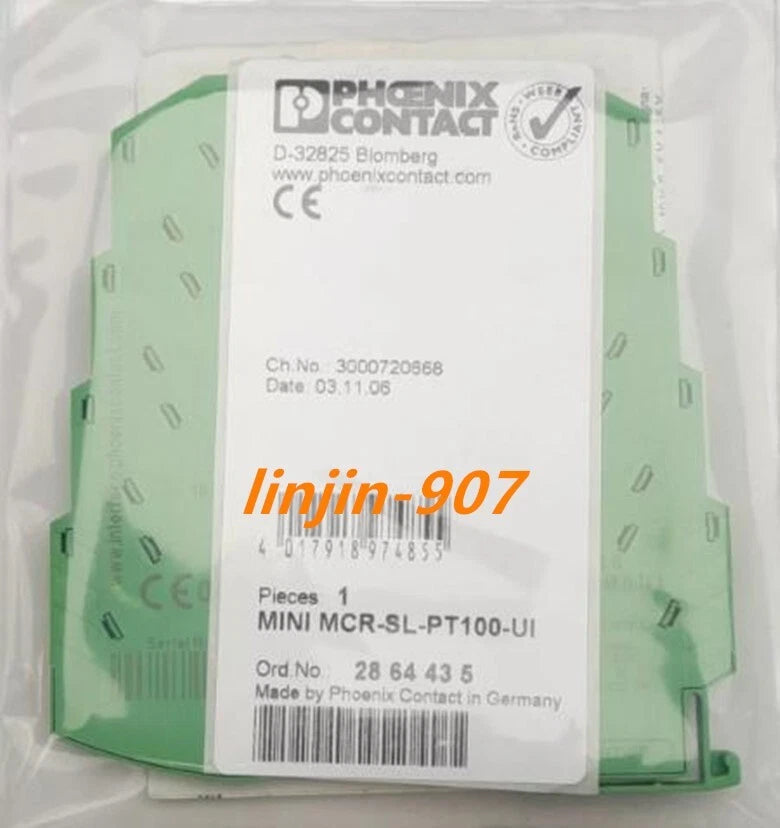 1PC PHOENIX CONTACT measurement transmitter MINI MCR-SL-PT100-UI 2864435 #P