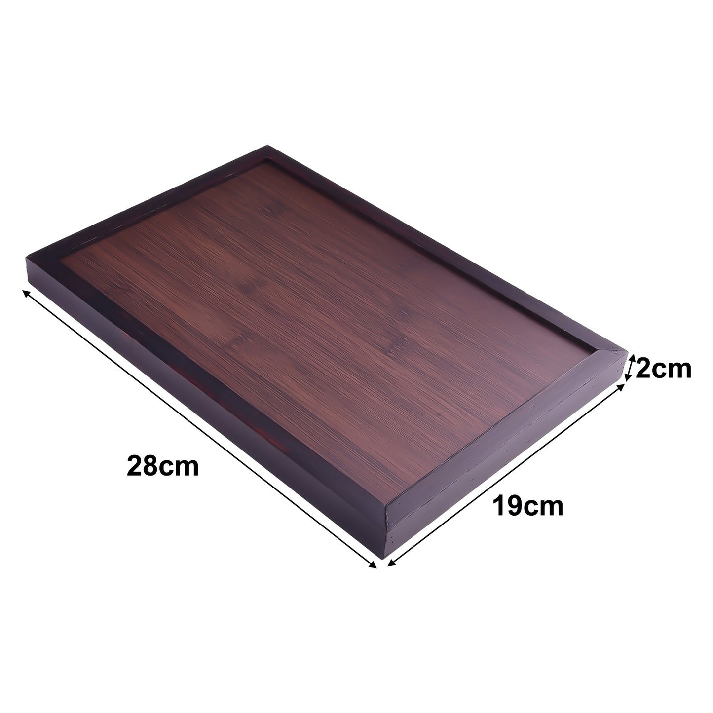 Rustic Wood Serving Tray for Coffee and Pastries Decorative and Functional