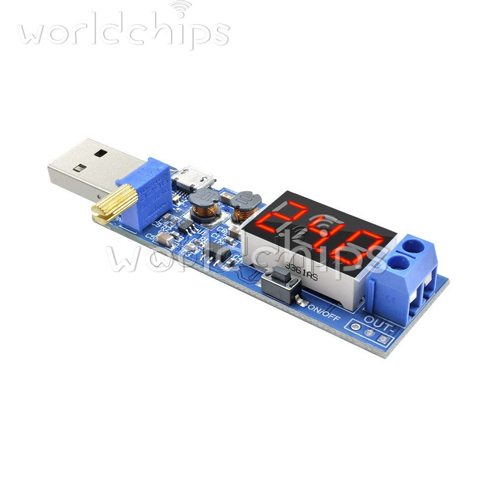 5PCS 5V to 1.2V~24V DC-DC USB Step-UP Step-Down Converter Power Supply Module