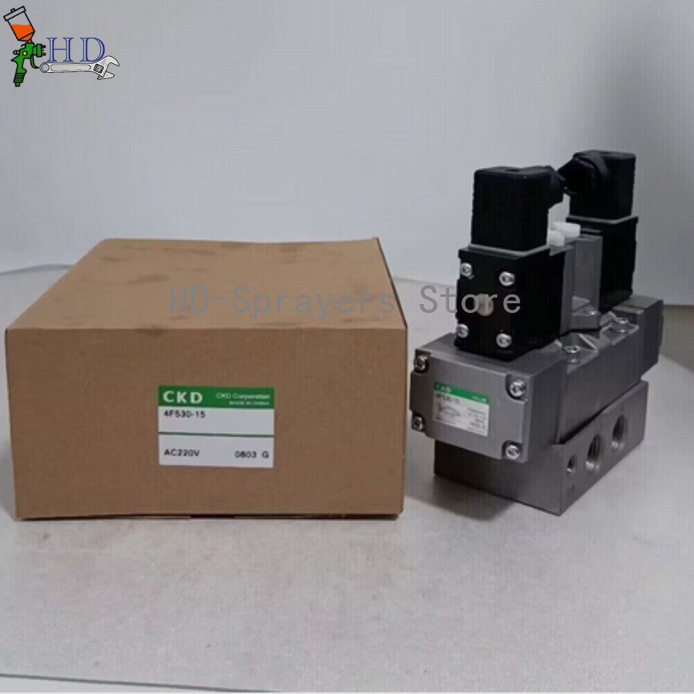 1PCS  For CKD 4F530-15-AC220V 4F530-15 Electromagnetic valve freight free