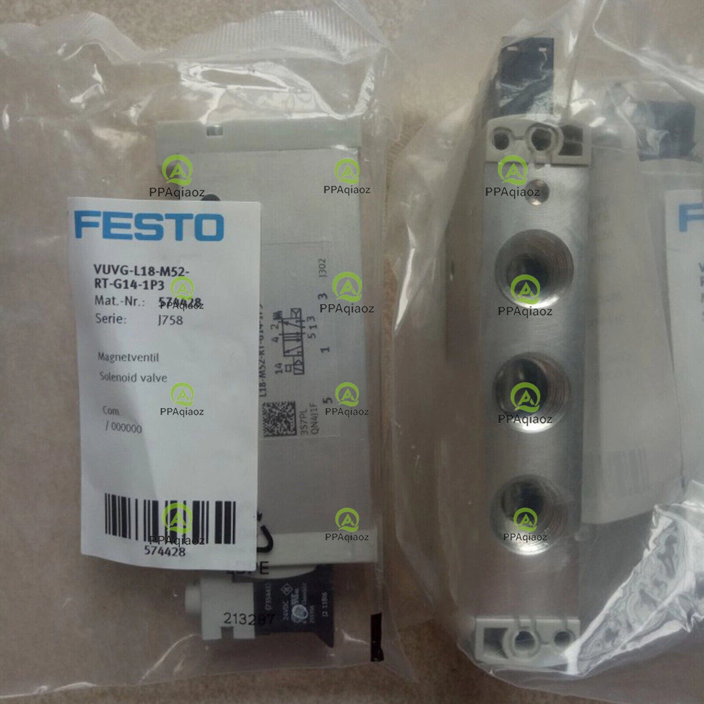 1PC  FESTO VUVG-L10-T32C-AT-M5-1P3 574428 Solenoid Valve Free Shipping
