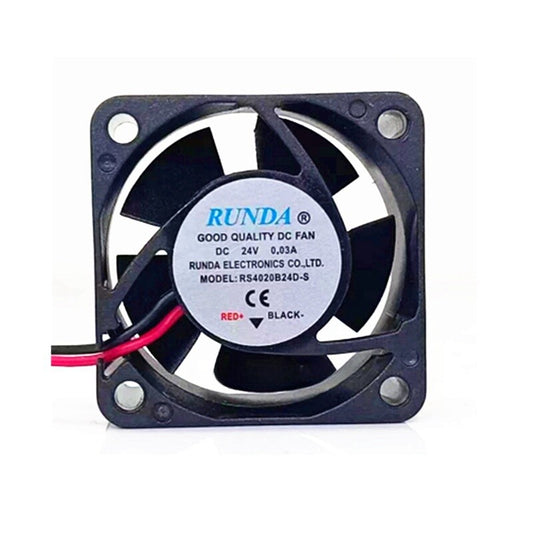 1/piece RUNDA RS4020B24D-S 24V 0.03A 4020 4cm Double Ball Bearing Cooling Fan