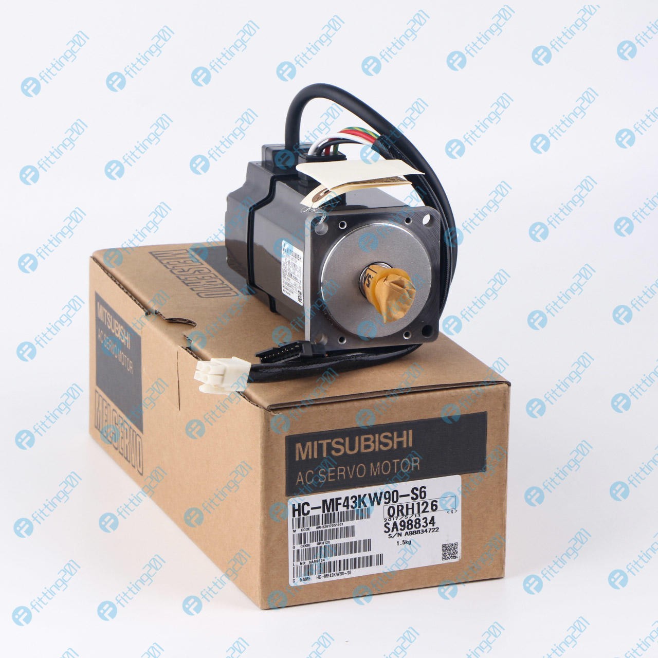 1PCS  MITSUBISHI AC SERVO MOTOR HC-MF43KW90-S6 Fast delivery