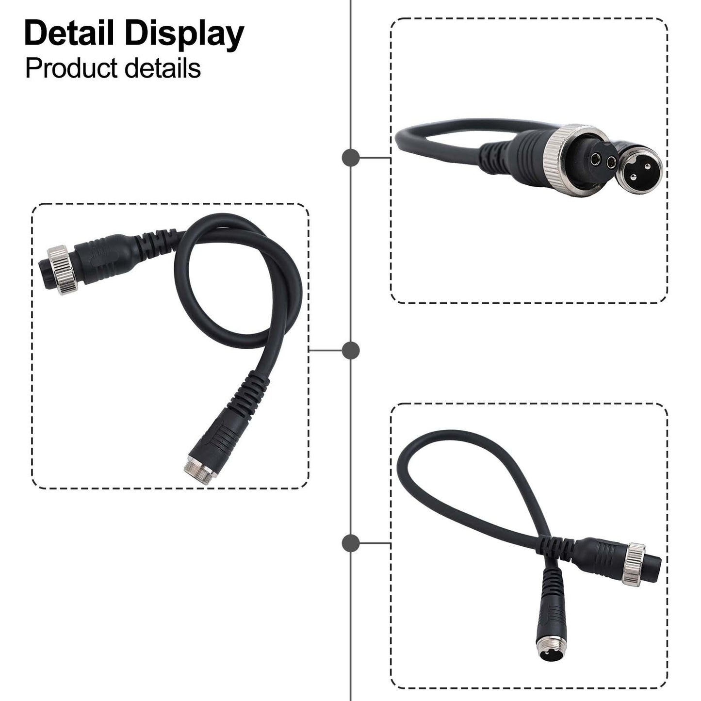 800MJ Electric Reel Cable Black And Silver Color Pure Copper Wire Core