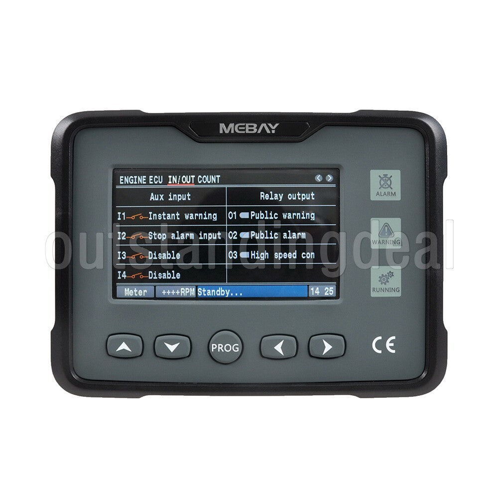 Mebay Diesel Gas Engine Speed RPM Monitor Panel Meter Gauge GM70C with CAN Port