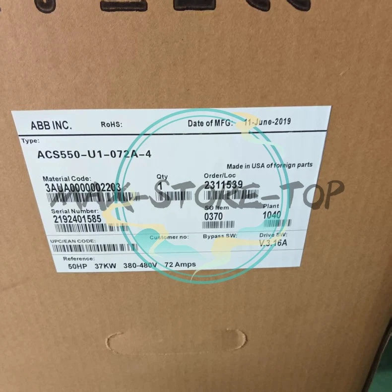 ACS550-U1-072A-4 3AUA000002203 Frequency converter Fast Shipping  or UPS