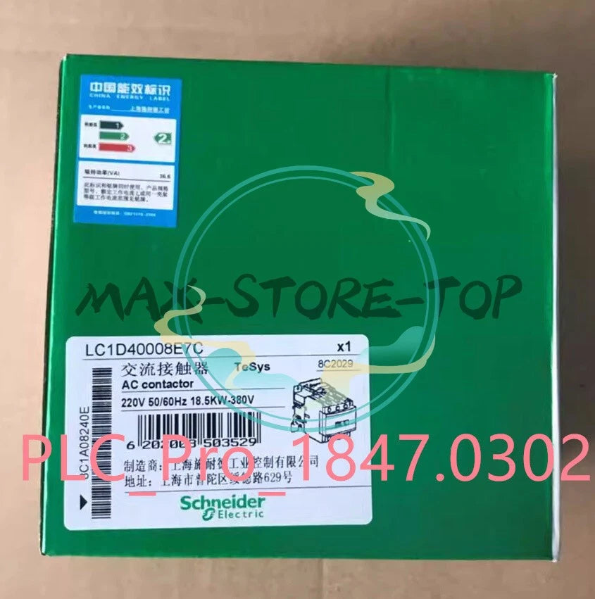 LC1D40008E7C 1PCS   Schneider LC1D40008E7C Contactor Fast delivery