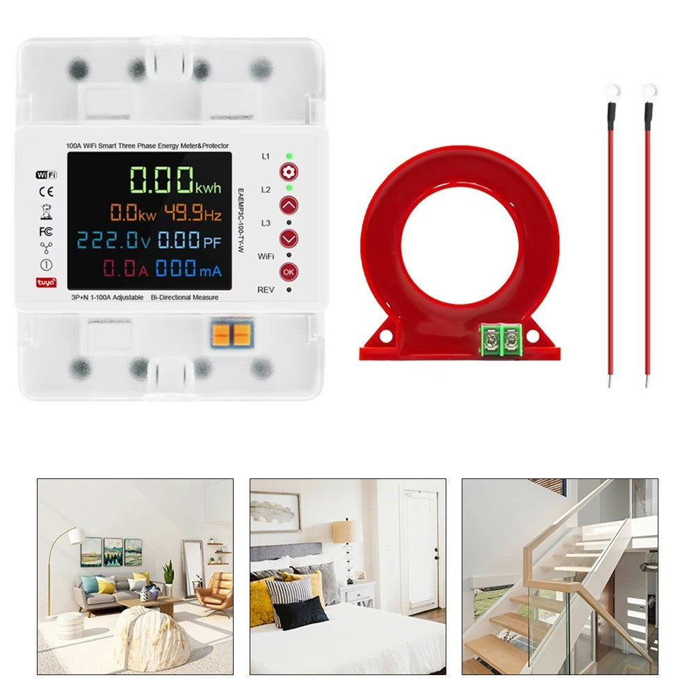 Smart Energy Meter with Digital Display and Voice Control Capabilities
