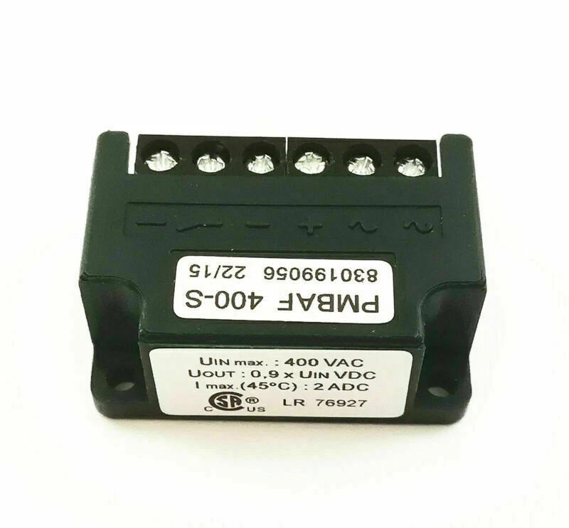 1x PMBAF 400-S 830199056 22/15  Rectifier Rectifier Device Full Wave Motor Brake