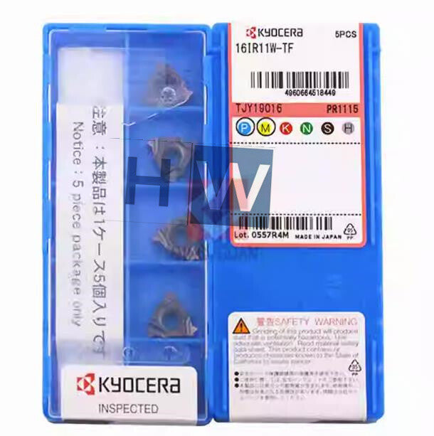 BOx/ 5PCS Kyocera Thread Cutter CNC Blade 16IR11W-TF PR1115