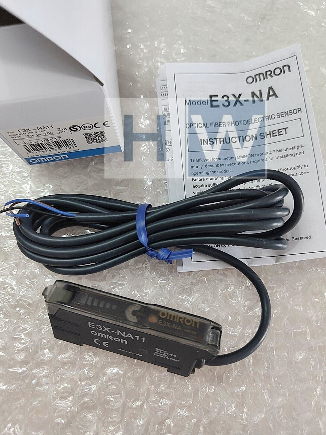 1PC  Omron E3X-NA11 Photoelectric Sensor 12-24VDC Amplifier Unit
