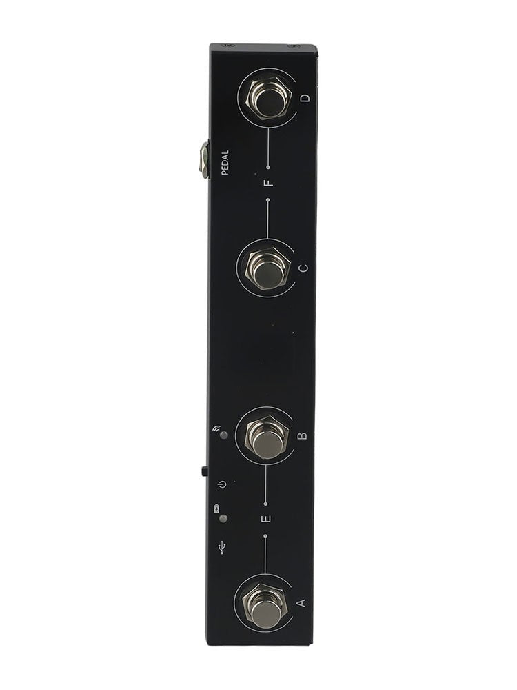 Portable For MIDI Footswitch with 4 Functional Buttons and Long Battery Life
