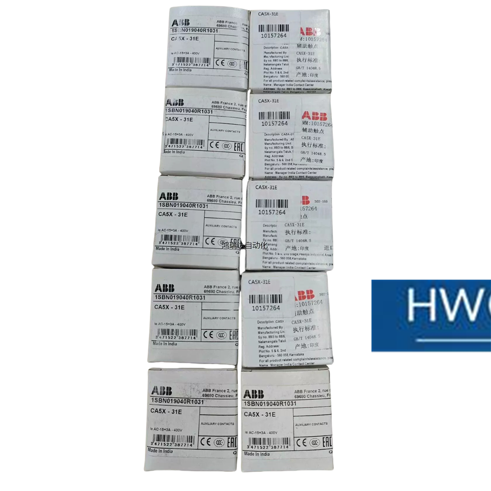 1PC  ABB AC Contactor Auxiliary Contact CA5X-31E