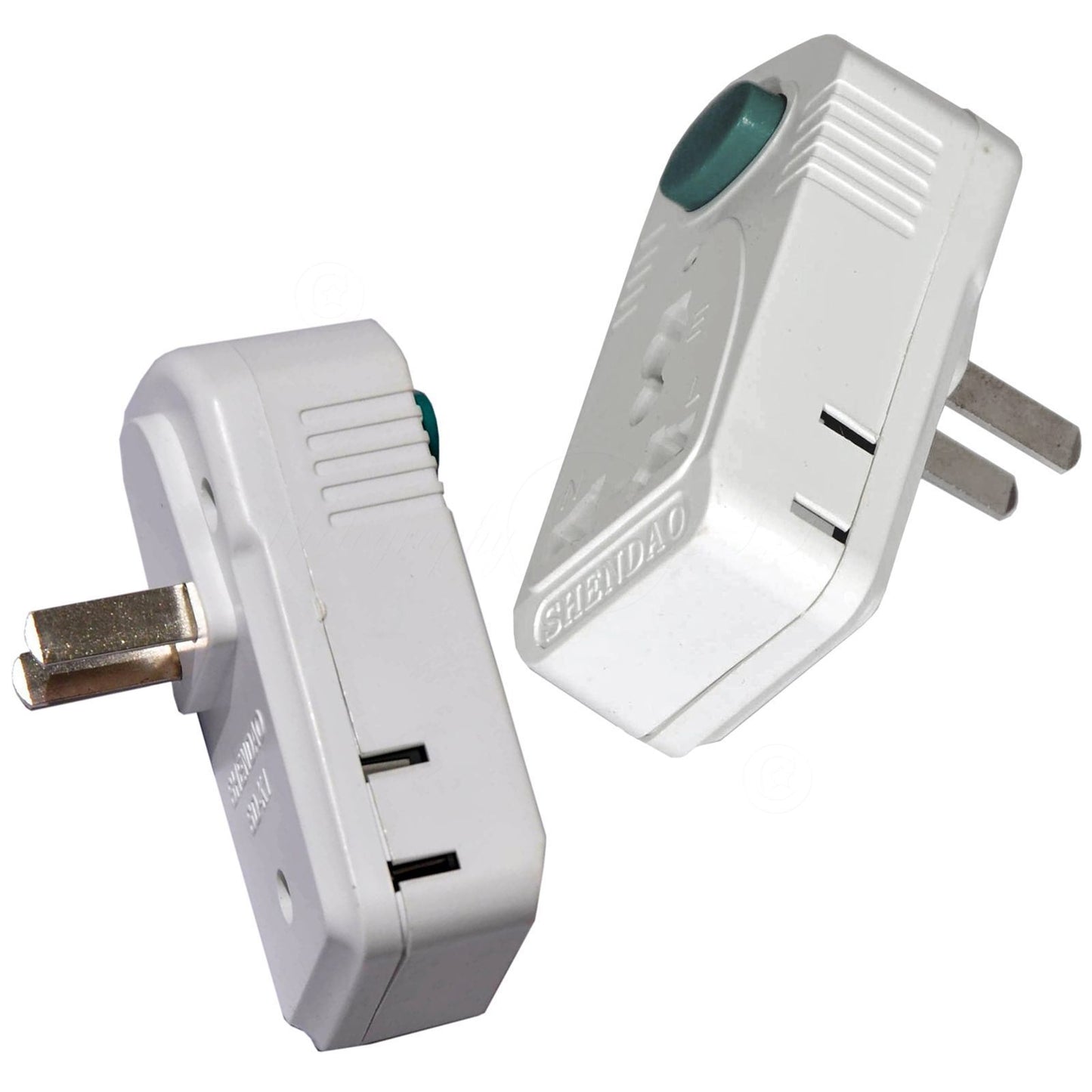 2x Rotatable AU/US Plug 1To3 Outlets US Socket Converter+Switch For A,B,I Plug