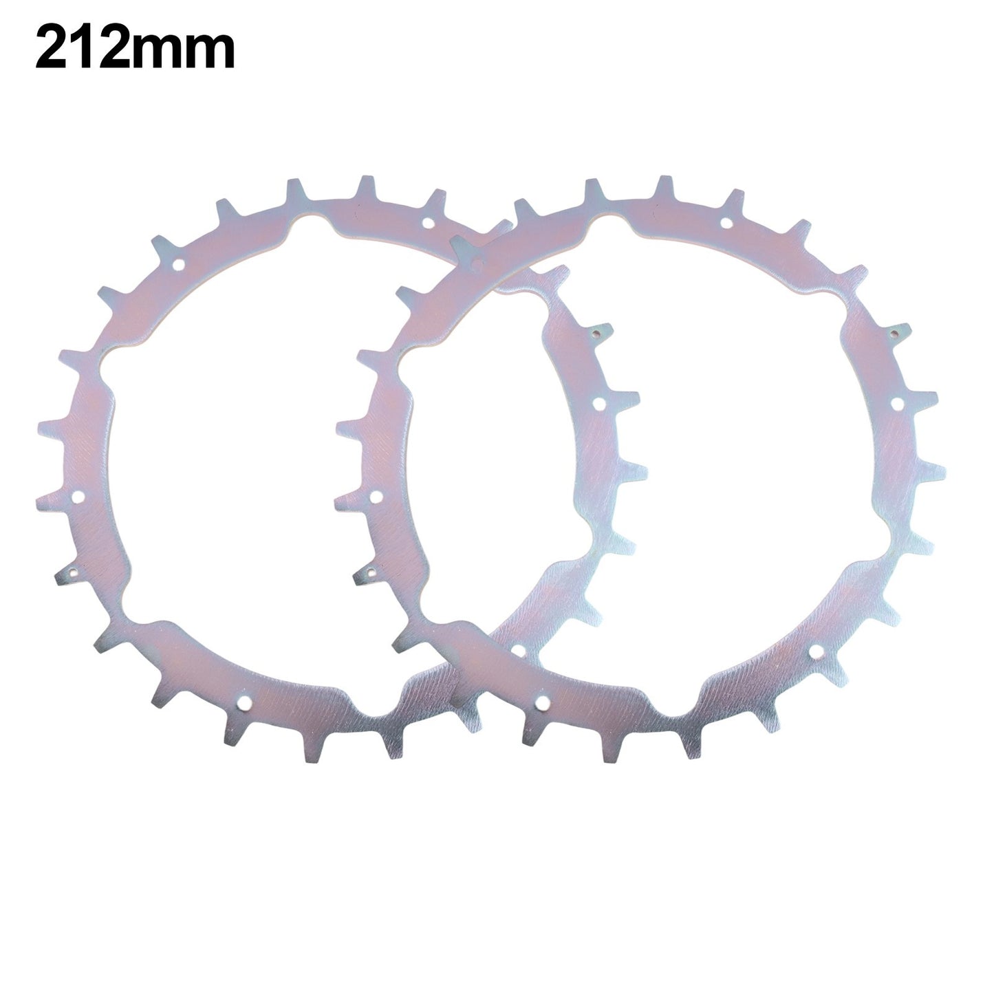 Set of Two Anti Skid Wheels for Robotic Lawn Mower Reliable Grip on Slopes