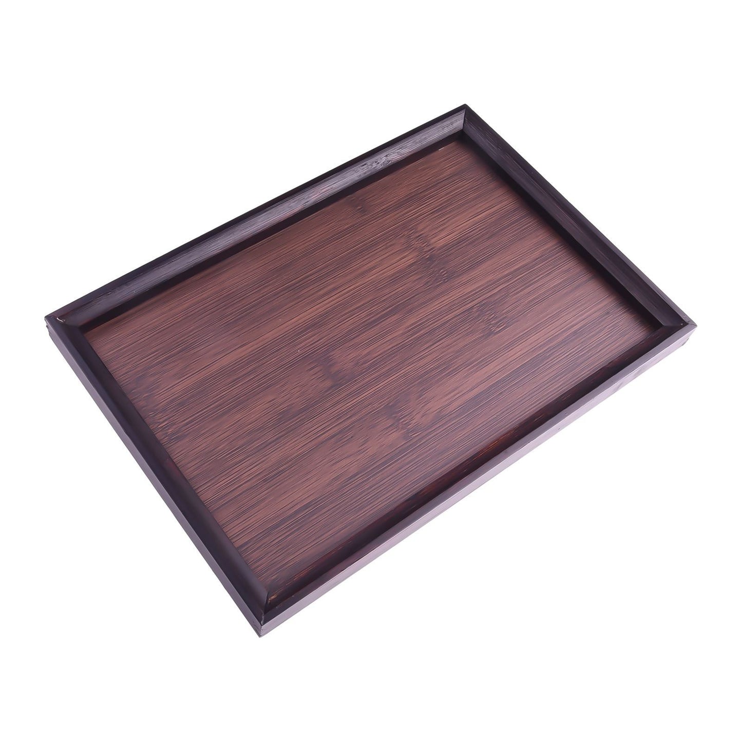 Rustic Wood Serving Tray for Coffee and Pastries Decorative and Functional