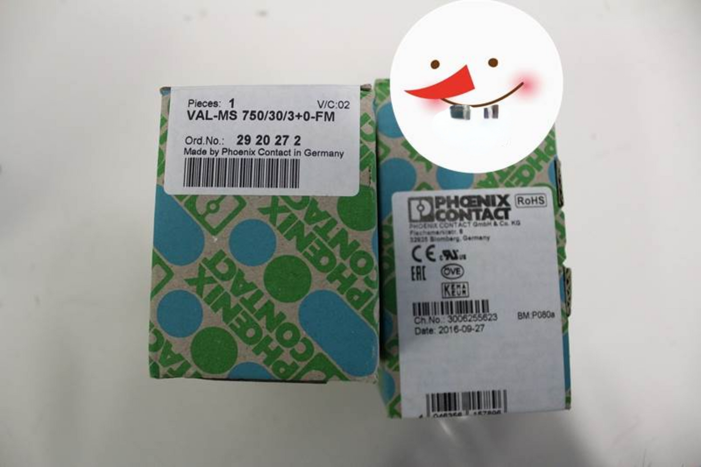 1pcs PHOENIX CONTACT Surge Protector 2920272 VAL-MS 750/30/3+0-FM