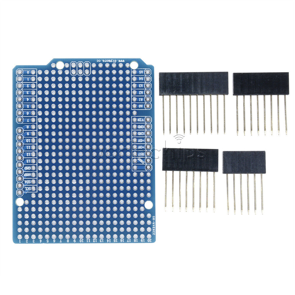 10PCS Prototype PCB for Arduino UNO R3 Shield Breadboard DIY Board 2.54mm Pitch