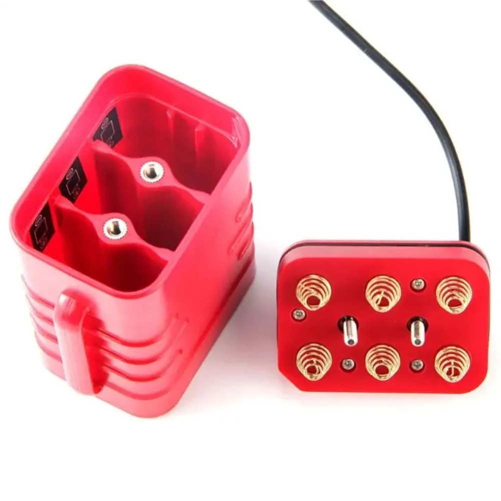 Portable DIY 12V Battery Pack Storage Box with USB Charging for 6x18650 Cells