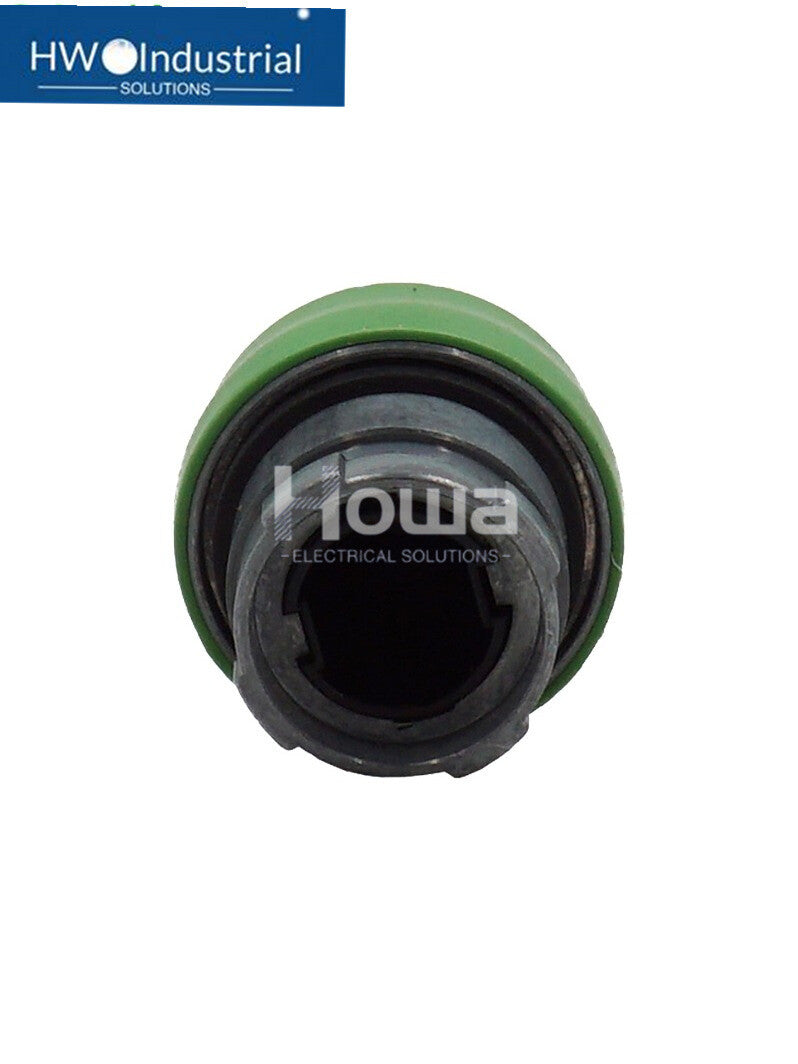 2PC  Self Reset Green Waterproof Flat Head Button ZB2BP3C ZB2-BP3C