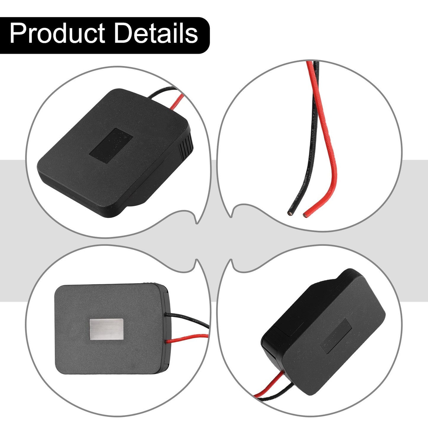 Battery Adapter Adaptor Output Power Replacement 1 Piece 12 Accessory