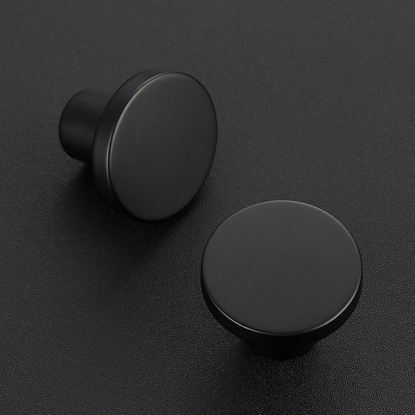 10 Pack Cabinet Knobs Black Kitchen Cabinet Knobs round Dresser Drawer Pulls Clo