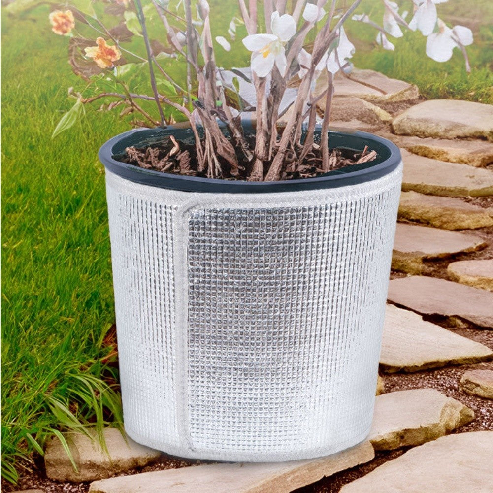 5Pcs Pot Cover Double Layer Thermal Insulation Film for Garden Plant Frost