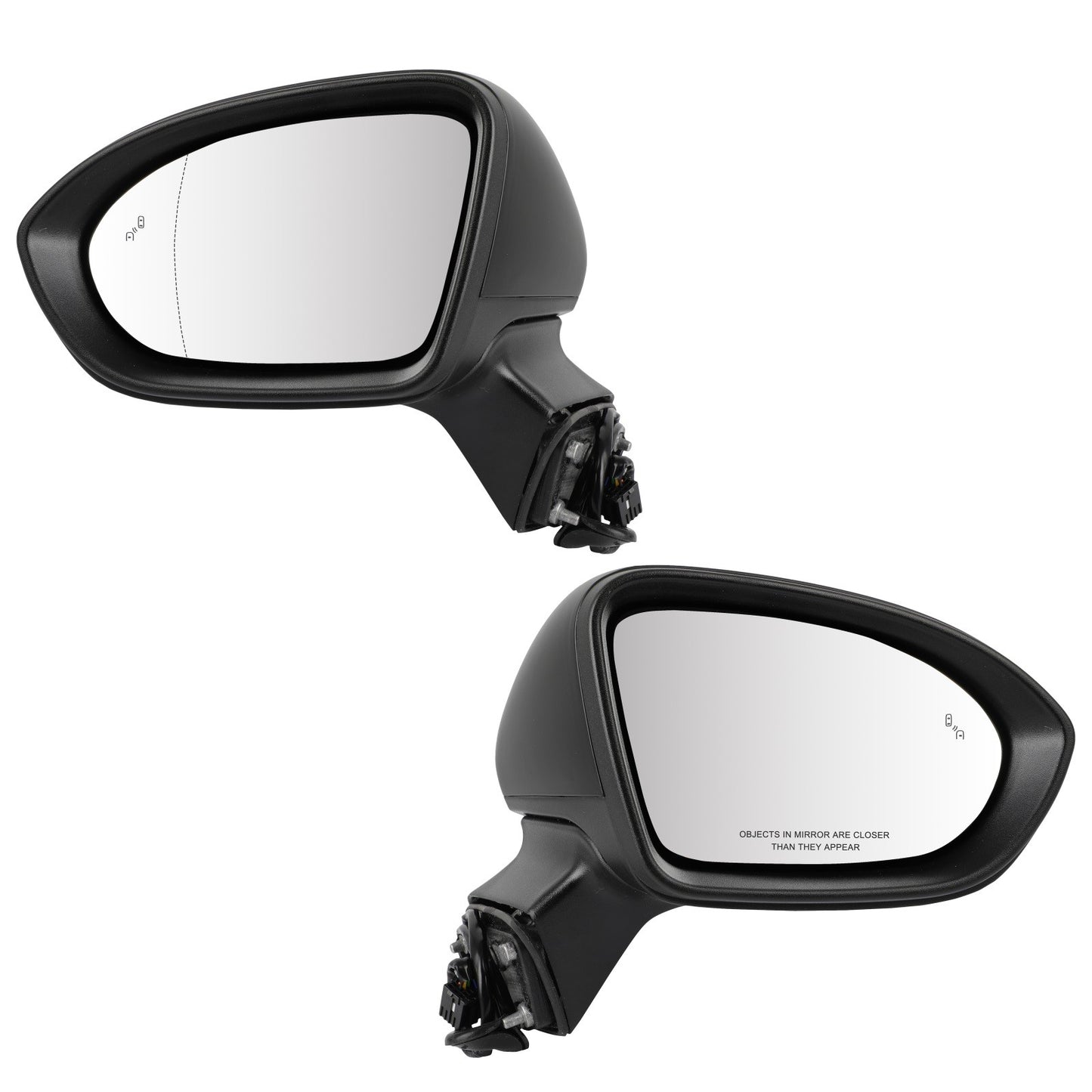 Heated Mirror Passenger & Driver Side w/BLIS/Cover For Chevrolet Cruze 2016-2019