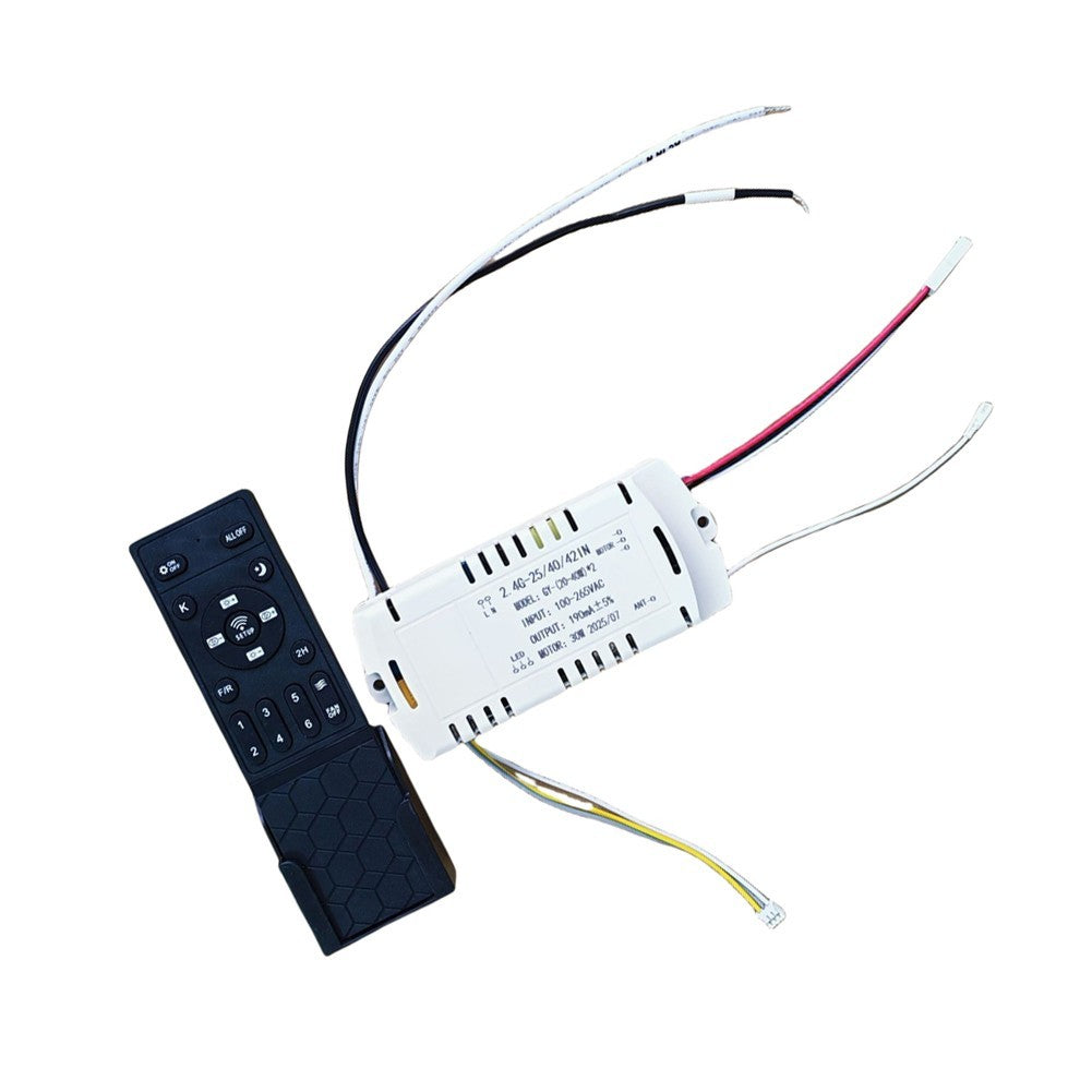 Invisible Fan Light Remote with DC Output and Stepless Dimming Control