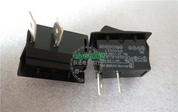 1pcs ARCOLECTRIC C1500AR 2 Positions 2 Pins Rocker Switch 16A 250VAC