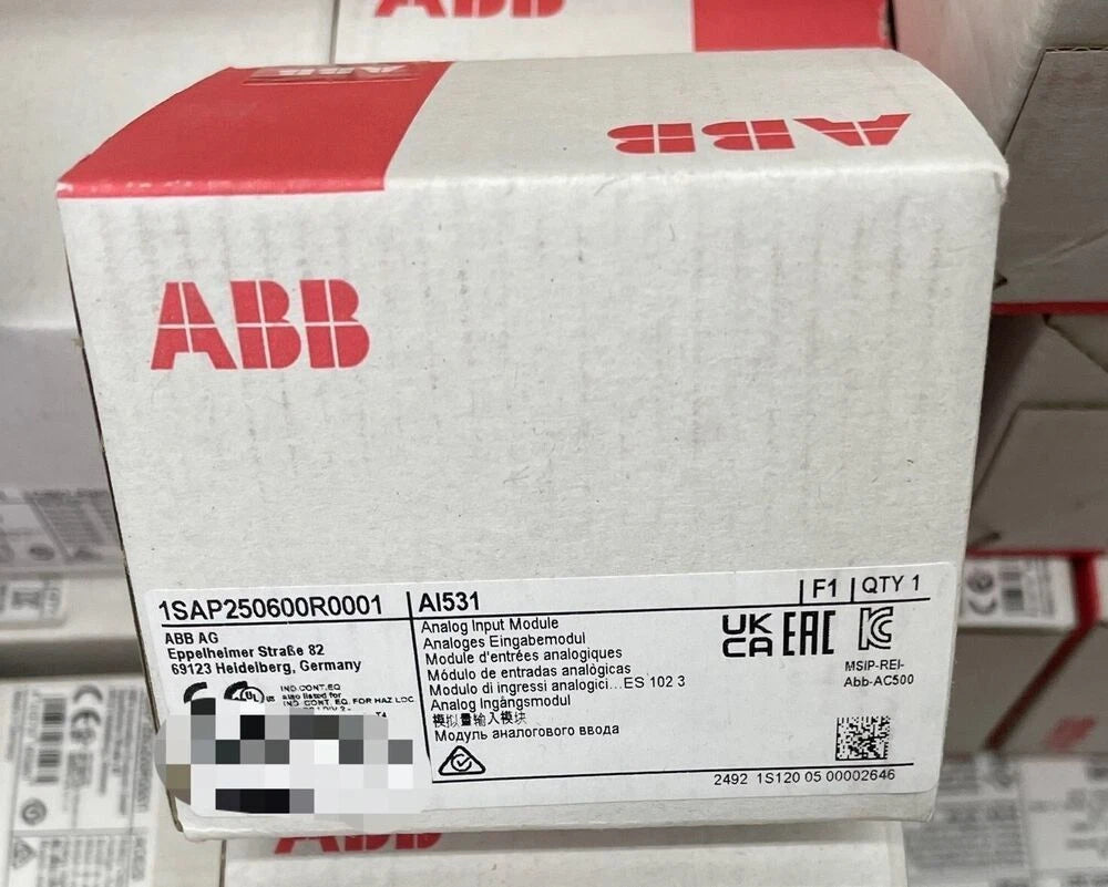 1PC  ABB AI531 1SAP250600R0001 Analog Input Module In Box ping