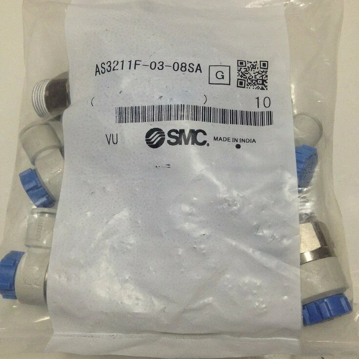 10PC  SMC AS3211F-03-08SA Throttle valve Quality assurance #P