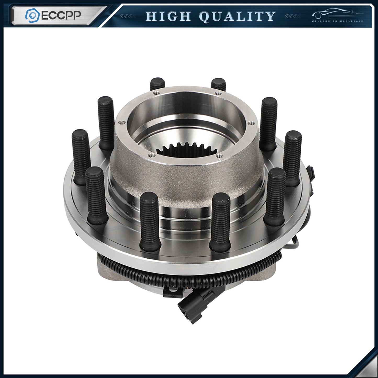 1Pc Wheel Hub Bearing Front 4WD For Ford F-450 F-550 Super Duty Cab & Chassis