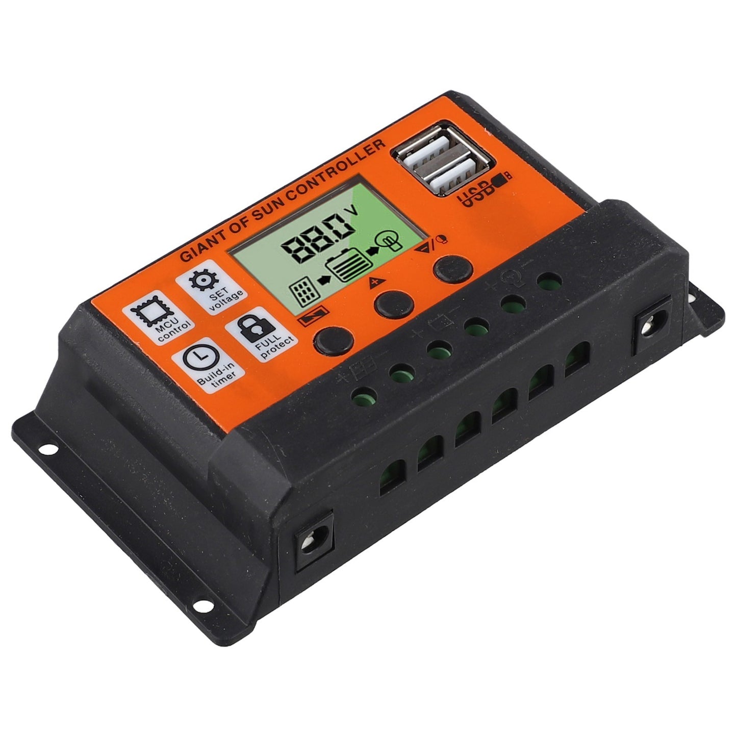 Solar Controller with Dual USB Port for Effective Solar Panel Battery Charging