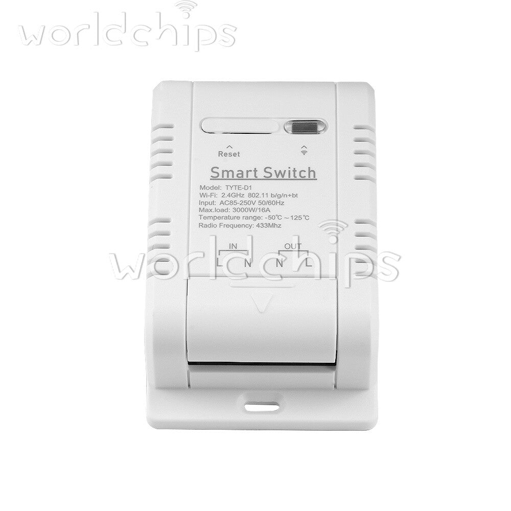 16A 3000W Tuya Smart Temperature Control Switch With Energy Monitoring RF433
